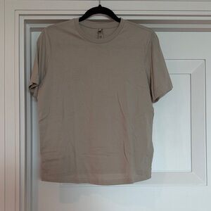 SKIMS Women's Beige Short Sleeve Tee